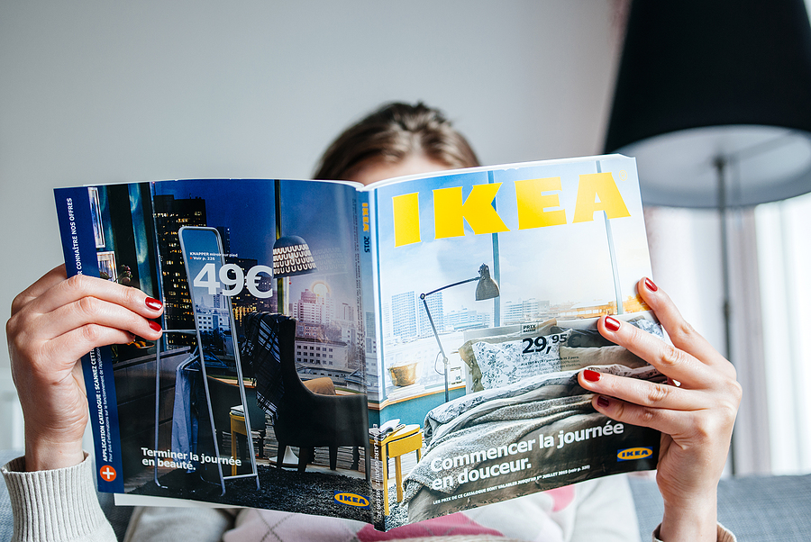 Reading IKEA Catalog
